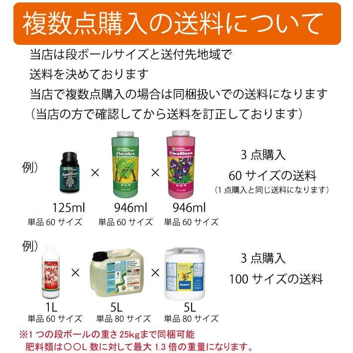 BIO GROW（バイオグロウ）は3液性の有機肥料で生長と開花の促進する